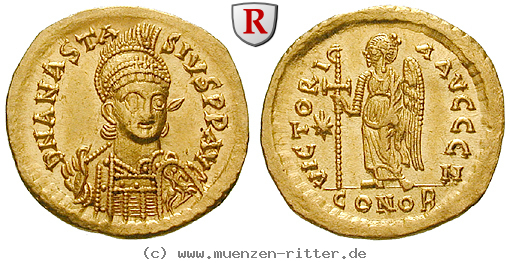 Klicken Sie auf das Bild um es auf Ihrem Rechner zu speichern byzanz-anastasius-i-solidus/32043.jpg