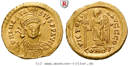 Klicken Sie auf das Bild um es auf Ihrem Rechner zu speichern byzanz-anastasius-i-solidus/52949.jpg
