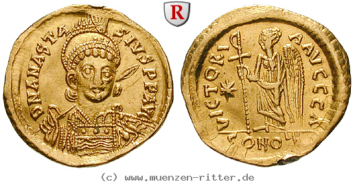 Klicken Sie auf das Bild um es auf Ihrem Rechner zu speichern byzanz-anastasius-i-solidus/61913.jpg