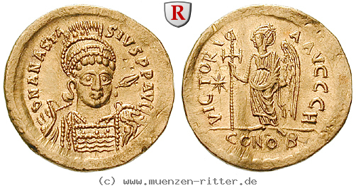 Klicken Sie auf das Bild um es auf Ihrem Rechner zu speichern byzanz-anastasius-i-solidus/69325.jpg