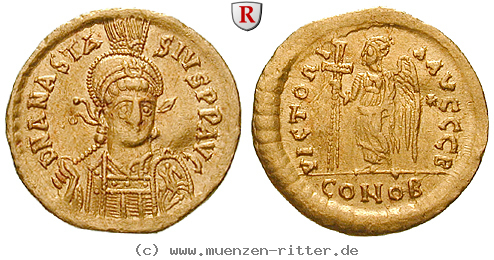 Klicken Sie auf das Bild um es auf Ihrem Rechner zu speichern byzanz-anastasius-i-solidus/79503.jpg