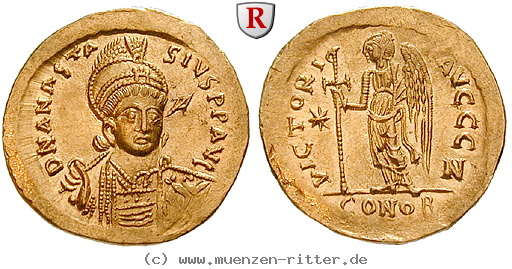 Klicken Sie auf das Bild um es auf Ihrem Rechner zu speichern byzanz-anastasius-i-solidus/81907.jpg