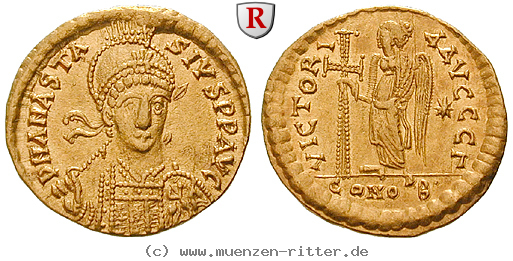 Klicken Sie auf das Bild um es auf Ihrem Rechner zu speichern byzanz-anastasius-i-solidus/91258.jpg