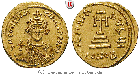 Klicken Sie auf das Bild um es auf Ihrem Rechner zu speichern byzanz-constans-ii-solidus/99555.jpg