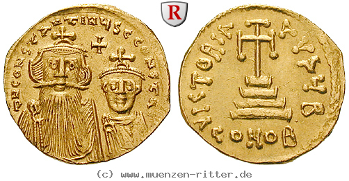 Klicken Sie auf das Bild um es auf Ihrem Rechner zu speichern byzanz-constans-ii-und-constantinus-iv-solidus/40553.jpg