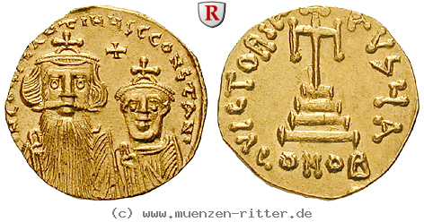 Klicken Sie auf das Bild um es auf Ihrem Rechner zu speichern byzanz-constans-ii-und-constantinus-iv-solidus/40558.jpg