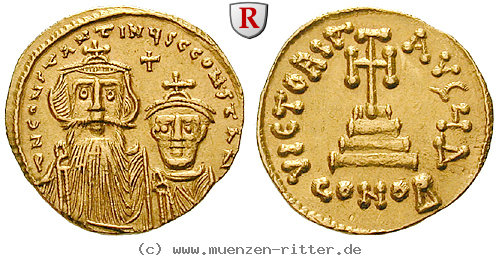 Klicken Sie auf das Bild um es auf Ihrem Rechner zu speichern byzanz-constans-ii-und-constantinus-iv-solidus/40562.jpg