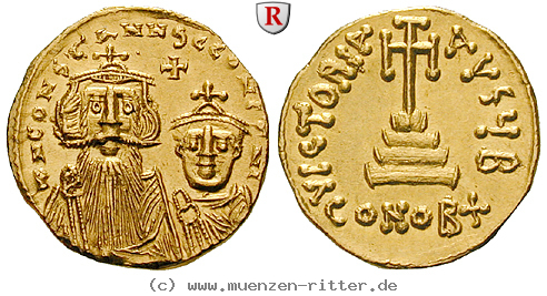 Klicken Sie auf das Bild um es auf Ihrem Rechner zu speichern byzanz-constans-ii-und-constantinus-iv-solidus/40564.jpg