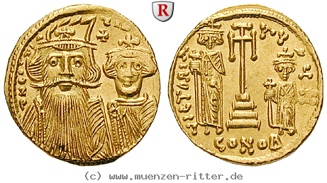Klicken Sie auf das Bild um es auf Ihrem Rechner zu speichern byzanz-constans-ii-und-constantinus-iv-solidus/40577.jpg