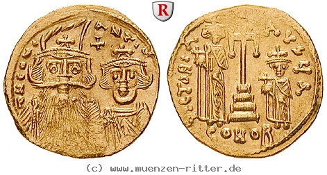 Klicken Sie auf das Bild um es auf Ihrem Rechner zu speichern byzanz-constans-ii-und-constantinus-iv-solidus/43141.jpg