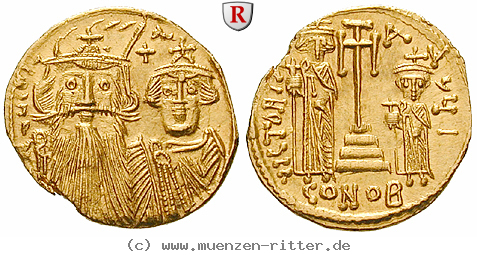 Klicken Sie auf das Bild um es auf Ihrem Rechner zu speichern byzanz-constans-ii-und-constantinus-iv-solidus/54815.jpg