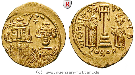 Klicken Sie auf das Bild um es auf Ihrem Rechner zu speichern byzanz-constans-ii-und-constantinus-iv-solidus/60840.jpg