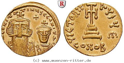 Klicken Sie auf das Bild um es auf Ihrem Rechner zu speichern byzanz-constans-ii-und-constantinus-iv-solidus/69199.jpg