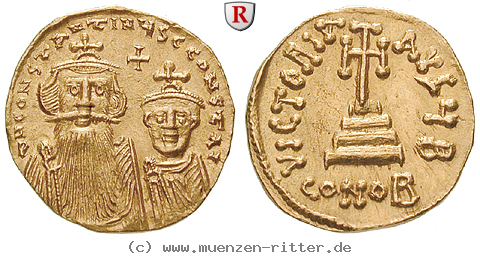 Klicken Sie auf das Bild um es auf Ihrem Rechner zu speichern byzanz-constans-ii-und-constantinus-iv-solidus/75783.jpg