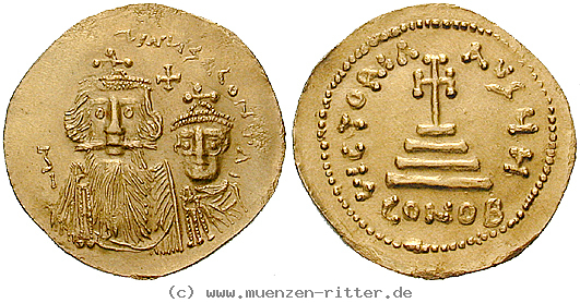 Klicken Sie auf das Bild um es auf Ihrem Rechner zu speichern byzanz-constans-ii-und-constantinus-iv-solidus/ebyz309.jpg