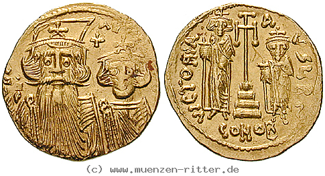 Klicken Sie auf das Bild um es auf Ihrem Rechner zu speichern byzanz-constans-ii-und-constantinus-iv-solidus/ebyz310.jpg