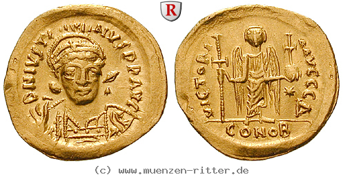 Klicken Sie auf das Bild um es auf Ihrem Rechner zu speichern byzanz-justin-i-solidus/89715.jpg