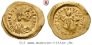 Klicken Sie auf das Bild um es auf Ihrem Rechner zu speichern byzanz-justin-i-tremissis/21553.jpg