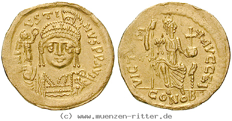 Klicken Sie auf das Bild um es auf Ihrem Rechner zu speichern byzanz-justin-ii-solidus/ebyz261.jpg