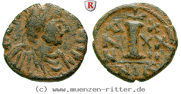 Klicken Sie auf das Bild um es auf Ihrem Rechner zu speichern byzanz-justinian-i-decanummium-10-nummi/57386.jpg