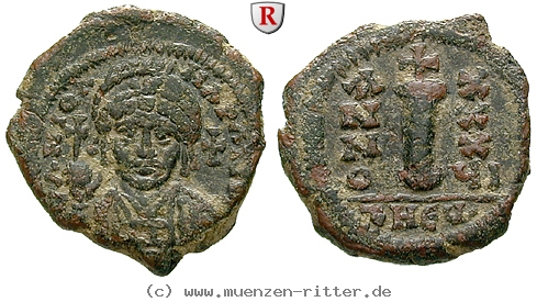 Klicken Sie auf das Bild um es auf Ihrem Rechner zu speichern byzanz-justinian-i-decanummium-10-nummi/61769.jpg