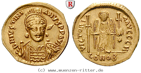 Klicken Sie auf das Bild um es auf Ihrem Rechner zu speichern byzanz-justinian-i-solidus/24431.jpg