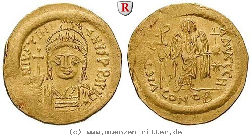 Klicken Sie auf das Bild um es auf Ihrem Rechner zu speichern byzanz-justinian-i-solidus/81599.jpg