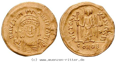 Klicken Sie auf das Bild um es auf Ihrem Rechner zu speichern byzanz-justinian-i-solidus/ebyz224.jpg