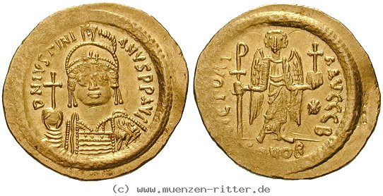 Klicken Sie auf das Bild um es auf Ihrem Rechner zu speichern byzanz-justinian-i-solidus/ebyz264.jpg