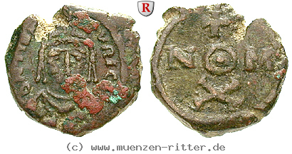Klicken Sie auf das Bild um es auf Ihrem Rechner zu speichern byzanz-mauricius-tiberius-decanummium-10-nummi/40832.jpg