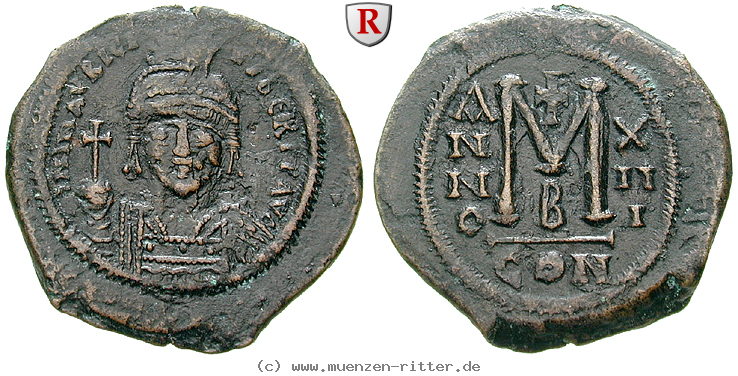 Klicken Sie auf das Bild um es auf Ihrem Rechner zu speichern byzanz-mauricius-tiberius-follis/61739.jpg