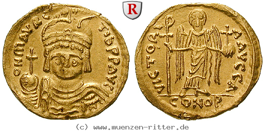 Klicken Sie auf das Bild um es auf Ihrem Rechner zu speichern byzanz-mauricius-tiberius-solidus/101303.jpg