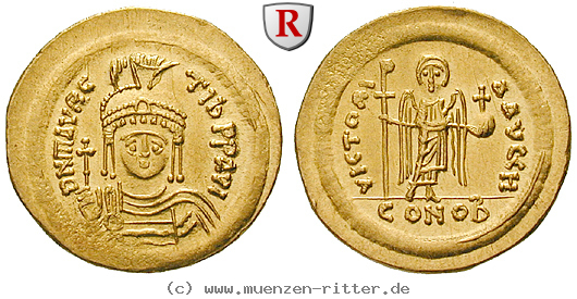 Klicken Sie auf das Bild um es auf Ihrem Rechner zu speichern byzanz-mauricius-tiberius-solidus/31307.jpg
