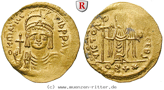 Klicken Sie auf das Bild um es auf Ihrem Rechner zu speichern byzanz-mauricius-tiberius-solidus/62547.jpg