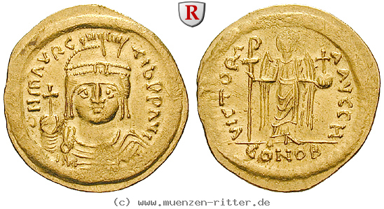 Klicken Sie auf das Bild um es auf Ihrem Rechner zu speichern byzanz-mauricius-tiberius-solidus/69476.jpg