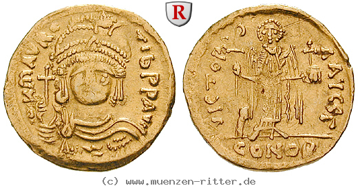 Klicken Sie auf das Bild um es auf Ihrem Rechner zu speichern byzanz-mauricius-tiberius-solidus/72842.jpg