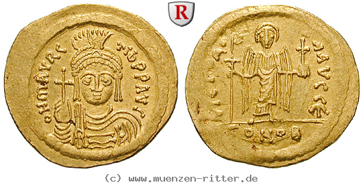 Klicken Sie auf das Bild um es auf Ihrem Rechner zu speichern byzanz-mauricius-tiberius-solidus/73365.jpg