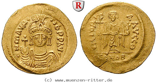 Klicken Sie auf das Bild um es auf Ihrem Rechner zu speichern byzanz-mauricius-tiberius-solidus/98460.jpg