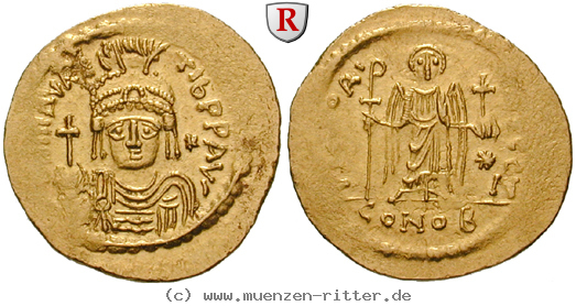 Klicken Sie auf das Bild um es auf Ihrem Rechner zu speichern byzanz-mauricius-tiberius-solidus/ebyz312.jpg