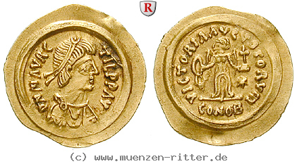Klicken Sie auf das Bild um es auf Ihrem Rechner zu speichern byzanz-mauricius-tiberius-tremissis/46158.jpg