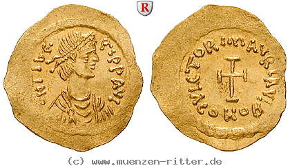 Klicken Sie auf das Bild um es auf Ihrem Rechner zu speichern byzanz-mauricius-tiberius-tremissis/77426.jpg