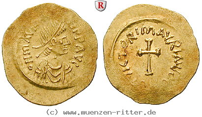 Klicken Sie auf das Bild um es auf Ihrem Rechner zu speichern byzanz-mauricius-tiberius-tremissis/84406.jpg