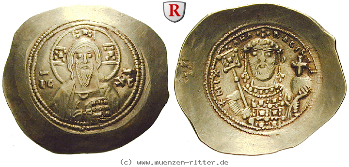 Klicken Sie auf das Bild um es auf Ihrem Rechner zu speichern byzanz-michael-vii-ducas-histamenon-nomisma/29103.jpg