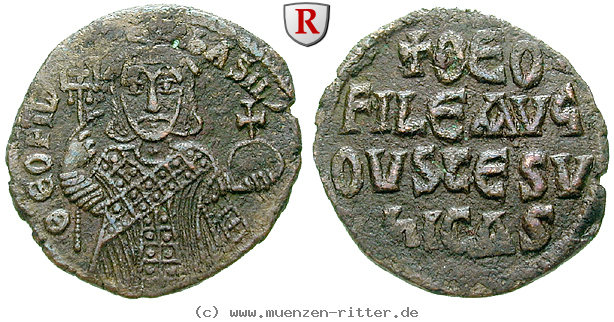 Klicken Sie auf das Bild um es auf Ihrem Rechner zu speichern byzanz-theophilus-follis/40827.jpg