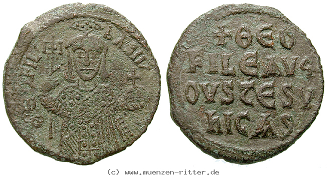 Klicken Sie auf das Bild um es auf Ihrem Rechner zu speichern byzanz-theophilus-follis/40828.jpg