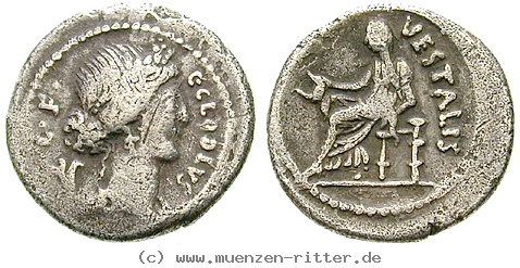 Klicken Sie auf das Bild um es auf Ihrem Rechner zu speichern c-clodius-vestalis-denar/erom5639.jpg