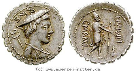 Klicken Sie auf das Bild um es auf Ihrem Rechner zu speichern c-mamilius-limetanus-denar-serratus/45333.jpg