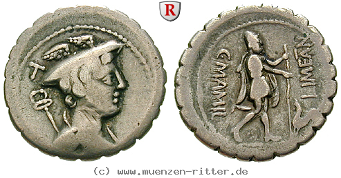 Klicken Sie auf das Bild um es auf Ihrem Rechner zu speichern c-mamilius-limetanus-denar-serratus/48596.jpg