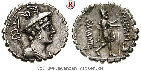 Klicken Sie auf das Bild um es auf Ihrem Rechner zu speichern c-mamilius-limetanus-denar-serratus/98360.jpg