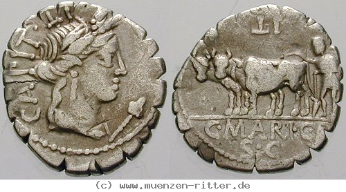 Klicken Sie auf das Bild um es auf Ihrem Rechner zu speichern c-marius-denar-serratus/erom7012.jpg